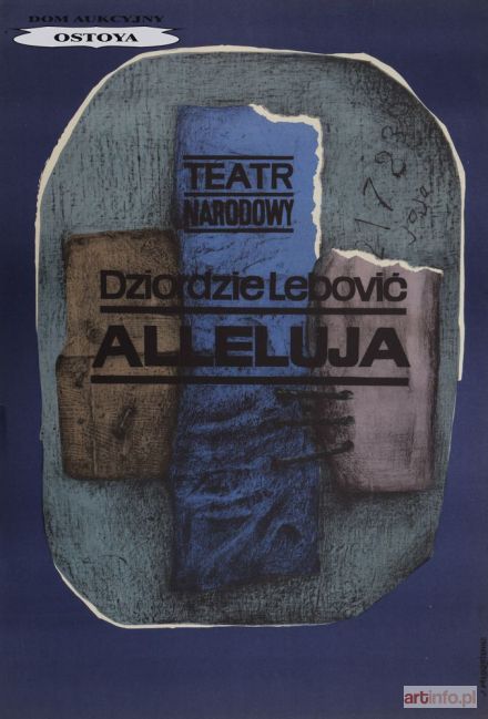 MŁODOŻENIEC Jan | Plakat DZIORDZIE LEBOVIĆ, ALLELUJA, 1964