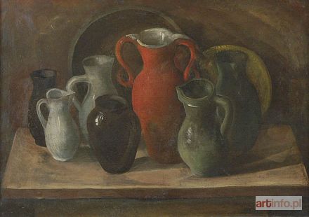 NIESIOŁOWSKI Tymon | Martwa natura z glinianymi garnkami