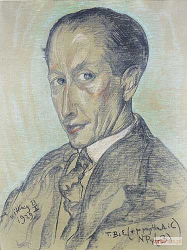 WITKACY - WITKIEWICZ Stanisław Ignacy | Portret Stanisława Bielatowicza, 1929