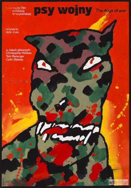 ŚWIERZY Waldemar | Psy wojny, projekt plakatu, około 1980 r.