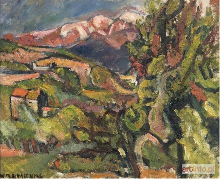 KRÉMEGNE Pinchus | PAYSAGE A CERET, ok. 1918