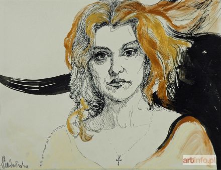 SANIGÓRSKA Grażyna | Autoportret, 1990