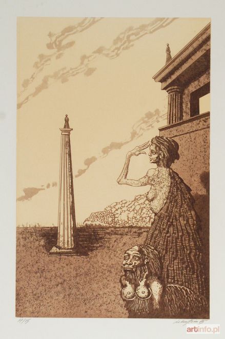 LEBENSTEIN Jan | Kobiety i obelisk, 1985