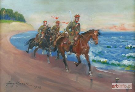 KOSSAK Jerzy | Patrol nad morzem, 1948