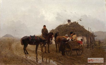 ŁOŚ Włodzimierz | ODPOCZYNEK NA DRODZE, 1881 r.