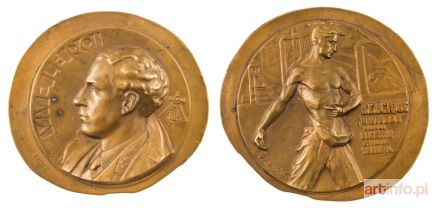 SOETE Pierre de | MEDAL, KRÓL BELGÓW LEOPOLD III, próba bita dla autora