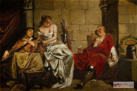 MONIUSZKO Jan Czesław | Scena dworska