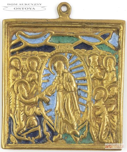 IKONA PODRÓŻNA, ZSTĄPIENIE DO OTCHŁANI, Rosja, XIX w.