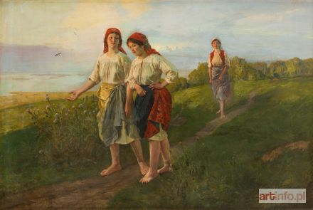 PIOTROWSKI Antoni | Na wsi, 1917 r.