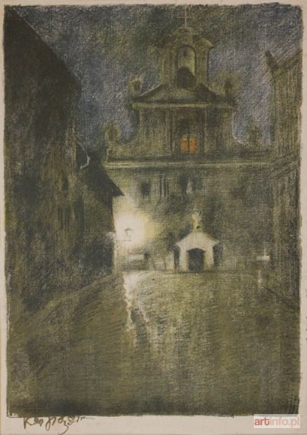 SICHULSKI Kazimierz | Kościół XX.Pijarów (1911, z teki Kraków 1911)