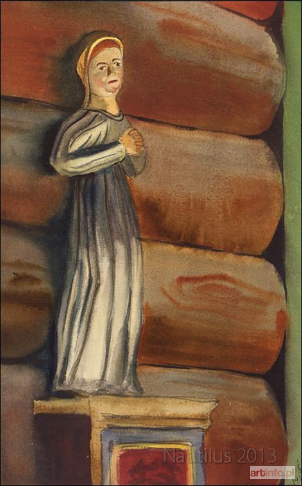 ŚLIWIŃSKA Ewa | Bystrzec, figura św. Anny, 1938