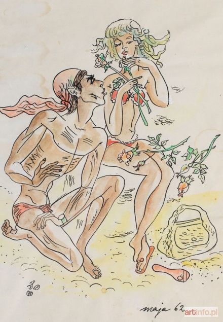 BEREZOWSKA Maja | RÓŻE NA PLAŻY, 1962