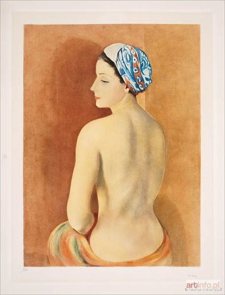 KISLING Mojżesz | Akt w turbanie [Nu au turban], 1952