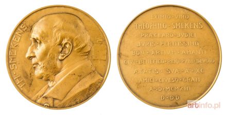 DUPON Josue | MEDAL, THEOPHIL SMEKENS, 1913