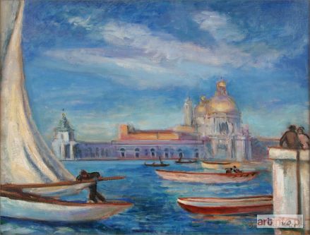 WEISS Wojciech | Wenecja. Widok na kościół Santa Maria Della Salute, ok. 1932