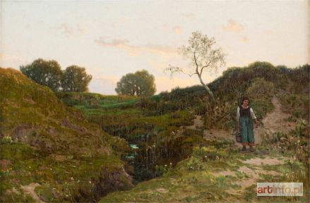 BROCHOCKI Walery | Na łąkach, 1891