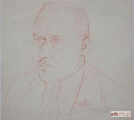 HOFMAN Wlastimil | Portret mężczyzny, 1924