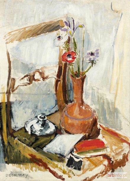 DOBRINSKY Isaac | VASE DE FLEURS ET ENCRIER, ok. 1950