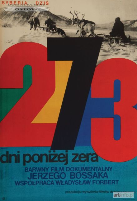 RAPNICKI Janusz | Plakat do filmu 273 DNI PONIŻEJ ZERA, 1969