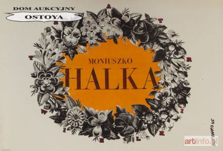 BUTENKO Bohdan | Plakat MONIUSZKO, HALKA, 1965