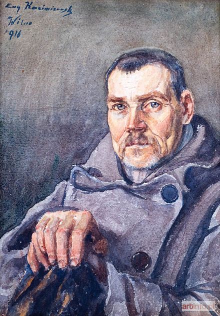 KAZIMIROWSKI Eugeniusz Marcin | PORTRET MĘŻCZYZNY, 1916