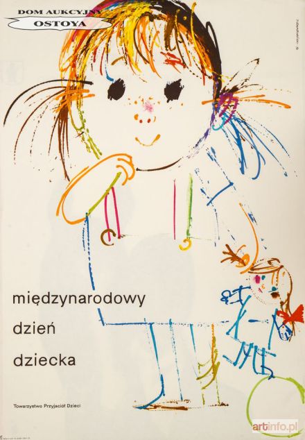 GRABIAŃSKI Janusz | Plakat, MIĘDZYNARODOWY DZIEŃ DZIECKA, 1970