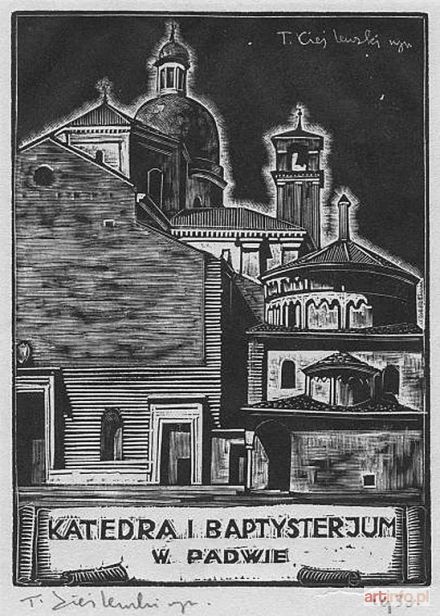 CIEŚLEWSKI Tadeusz  (syn) | Katedra i baptysterium w Padwie, 1930