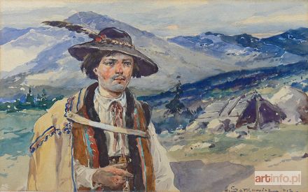 SETKOWICZ Adam | Portret górala, 1917 r.