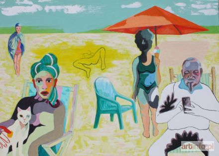 DRABAREK Mariusz | Na plaży, 2019r.