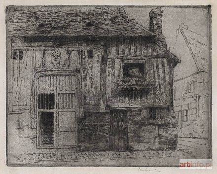 PANKIEWICZ Józef | Honfleur, dzwonnica św. Katarzyny, 1906