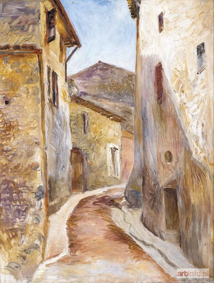 WALISZEWSKI Zygmunt | Cagnes - uliczka, 1929 r.