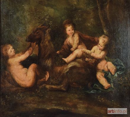 Malarz nieokreślony, niemiecki, XVIII w. | Bachanalia dziecięce