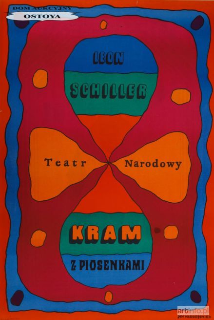 MŁODOŻENIEC Jan | Plakat LEON SCHILLER, KRAM Z PIOSENKAMI, 1968