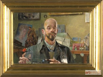 MALCZEWSKI Jacek | AUTOPORTRET W PRACOWNI, 1909