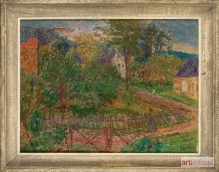 EIBISCH Eugeniusz | PEJZAŻ Z KUDOWY Z BRAMKĄ, 1946 R.