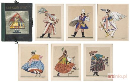 STRYJEŃSKA Zofia | Teka prac Polskie stroje ludowe, 1939 r.