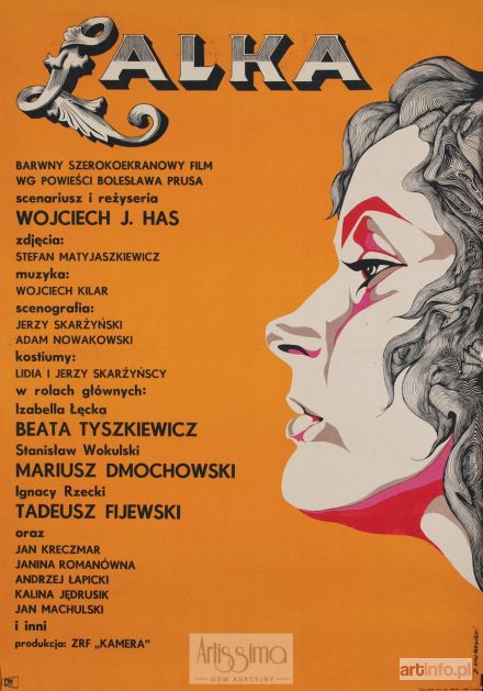 SKARŻYŃSKI Jerzy | Plakat filmowy Lalka, 1968