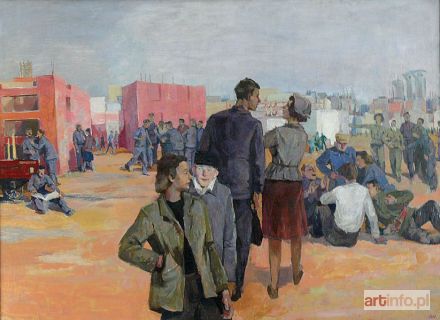 WRÓBLEWSKI Andrzej | Fajrant w Nowej Hucie, 1954