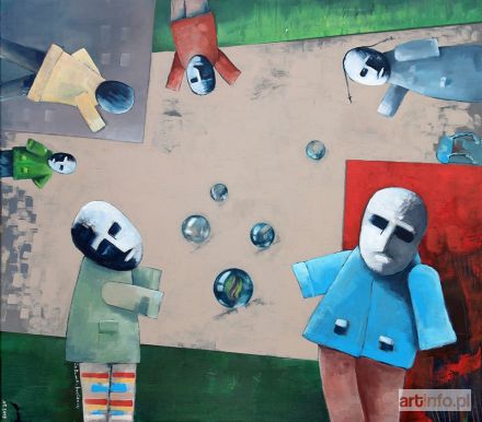 KOZŁOWSKI Zbigniew | Zapomniane zabawy (15) - Gra w kulki, 2019