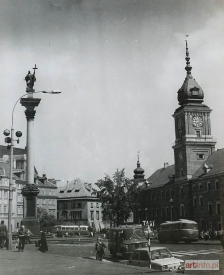 KONWIŃSKI Stefan | Widok na Plac Zamkowy w Warszawie