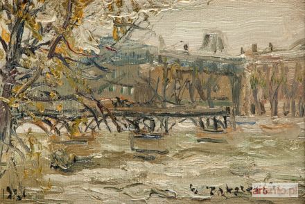 ZAKRZEWSKI Włodzimierz | Widok z Paryża - Pont Des Arts, 1981 r.