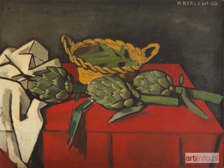 BERLEWI Henryk | Martwa natura z karczochami, 1950 r.