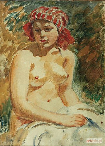 ŻURAWSKI Stanisław | Akt siedzącej kobiety