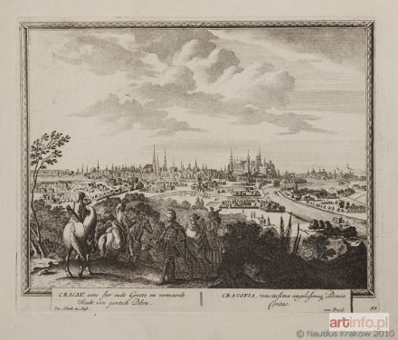 SCHENK Pieter | Widok Krakowa, przed 1702