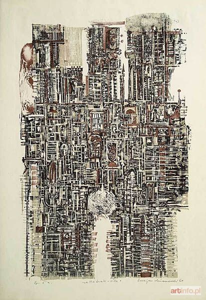 MIANOWSKI Lucjan | Cathedrale-ville, 1960