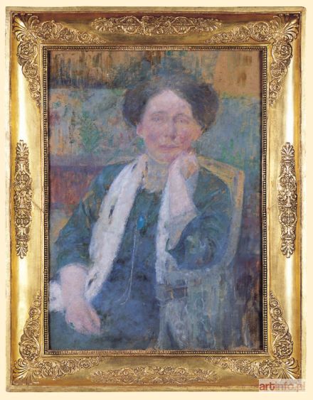 BOZNAŃSKA Olga | PORTRET KOBIETY W SZALU, 1913