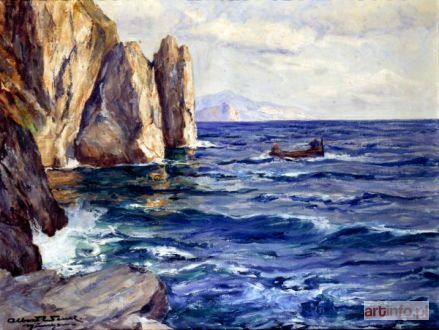 WENK Albert | Brzeg Capri, ok. 1900