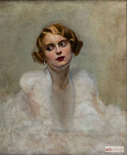 CZEPITA Wiktor Michał | Portret Janiny z Szelągowskich Ryś, 1931