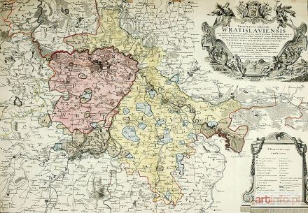 WIELAND Wolfgang Iohannes | Mapa Dolnego Śląska