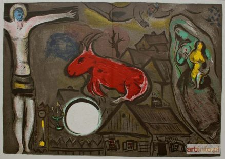 CHAGALL Marc | Mistyczne Ukrzyżowanie (Derrière le Miroir no. 27-28, 1950)